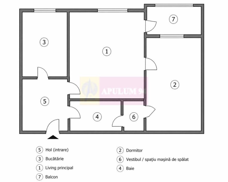Apartament 2 camere Titan, 52 mp, metrou Titan, la IOR